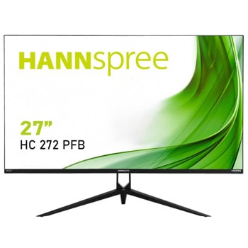 Монитор Hanspree HC272PFB, 27" (68.58 cm) АHVA панел, 75Hz, WQHD, 4ms (OD), 10000000:1, 300cd/m2, DisplayPort, HDMI image