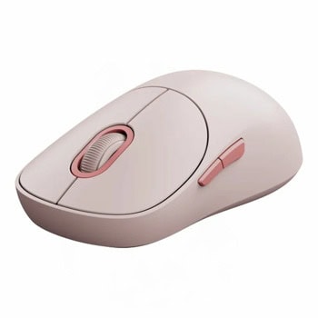 Мишка Xiaomi Wireless Mouse 3, оптична (1200 dpi), безжична, Bluetooth, USB, розова | JAR Computers Xiaomi Wireless Mouse 3 Pink BHR8911GL