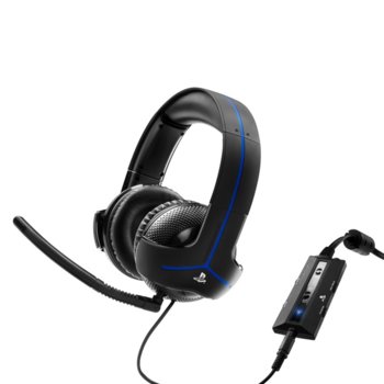Слушалки Thrustmaster Y-300P, микрофон, гейминг, USB, за PS3/PS4, 5.0m кабел, черни image