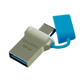 Памет 16GB USB Flash Drive, Goodram ODD3 TYPE-C, син | JAR Computers Памет Goodram ODD3 TYPE-C 16GB ODD3-0160B0R11