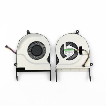 Вентилатор за лаптоп Asus, съвместим с Asus N551J N551JW N551JK N551JX G551 G551J G551JM G551JX N551JQ G58 TYPE1 | JAR Computers Вентилатор за лаптоп Asus N551J N551JW N551JK