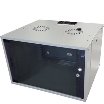 Комуникационен шкаф MIRSAN MR.WTC07U45.02 ComboBox, 540 x 350 x 450 мм, D=450 мм / 7U, бял, за стена | JAR Computers MIRSAN MR.WTC07U45.02 ComboBox