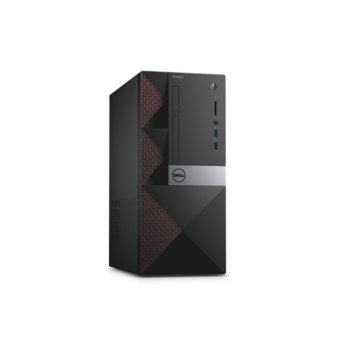 Настолен компютър Dell Vostro 3650 MT (TAHMT1703_218_UBU-14), четири-ядрен Intel Core i5-6400 2.7/3.3GHz, 4GB, 500GB HDD 7.2 rpm, 2x USB 3.0, клавиатура и мишка, Linux | JAR Computers Dell Vostro 3650 MT TAHMT1703_218_UBU-14