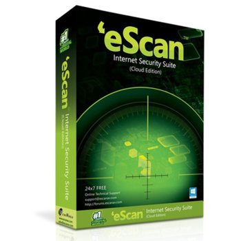 Софтуер eScan Internet Security Suite Cloud Edition, 3 потребители, 1 година | JAR Computers eScan Internet Security Suite with Cloud Security