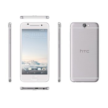 HTC One A9 Opal Silver + Transcend 32GB micro SDHC