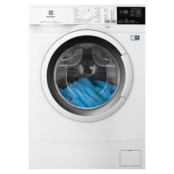 Перална машина Electrolux EW6SN426WI, клас C, 6 кг. капацитет, 1200 оборота в минута, 14 програми, свободностояща, 60 cm. ширина, SensiCare, бяла | JAR Computers Перална машина Electrolux EW6SN426WI