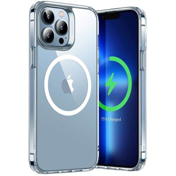 Калъф за Apple iPhone 13 Pro Max, термополиуретанов, ESR Classic Hybrid MagSafe Case, Удароустоичив, прозрачен | JAR Computers ESR Hybrid MagSafe Case ESR413CL