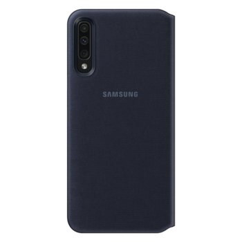 Samsung A50 Wallet Cover Black