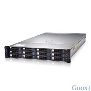 Barebone сървър Gooxi SL201-D12RSE, up to 2x Intel Skylake LGA3647 Xeon, 24x DDR4, без твърд диск, 2x 1GbE LAN, 4x USB 3.0, VGA, без ОС, Platinum Level 550W 1+1 PSU, 2U | JAR Computers Gooxi SL201-D12RSE