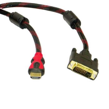 HDMI(м) към DVI(м) 5м 21003987