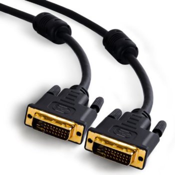 DVI кабел DeTech 24+1
