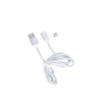 Кабел HQ-C3670, от USB A(м) към USB Micro B(м), 1m, магнитен, сребрист | JAR Computers USB A(м) към USB Micro B(м) 1m ROY21013764