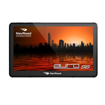 Навигация за автомобил Navroad Auro S6, сензорен 5" (12.7cm) екран, 2GB Flash памет (+microSD до 32GB), Bluetooth, ФМ трансмитер, на български език, карти на Европа с безплатно обновяване | JAR Computers Navroad Auro S6