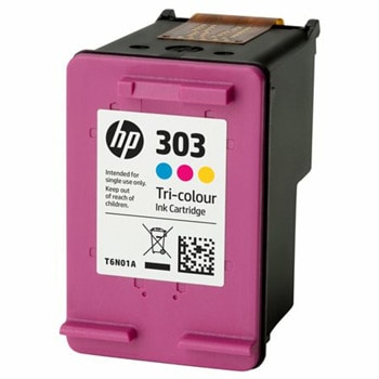 HP 303 Tri-colour Ink Cartridge T6N01AE#301