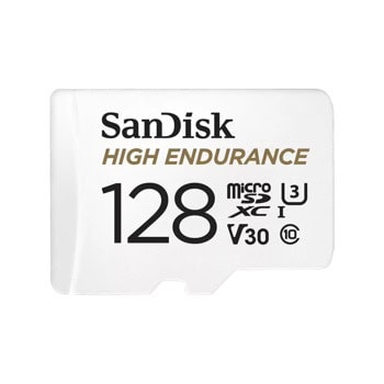 SanDisk 128GB MicroSDHC with Adapter High Enduranc