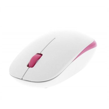 Мишка TnB Candy, оптична (1000 dpi), безжична (2.4GHz), USB, бяла-розова image