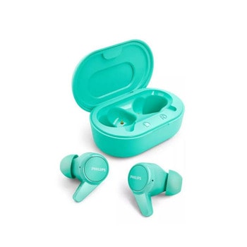 Слушалки Philips TAT1207 безжични, Bluetooth, микрофон, до 6 часа време на работа, IPX4, сини | JAR Computers Philips TAT1207 Blue