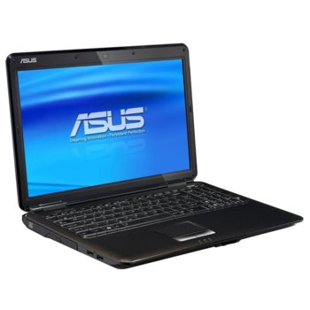 Лаптоп 15.6" (39.62 cm) Asus K50ID-SX233V, Core2Duo 2.1GHz, HD LED Display & GeForce 320M 1GB (HDMI), 4GB, 500GB, DVDRW, 802.11n, camera, 2.6kg, Windows7 Home Premium 64bit, 2г. гаранция | JAR Computers Asus K50ID-SX233V