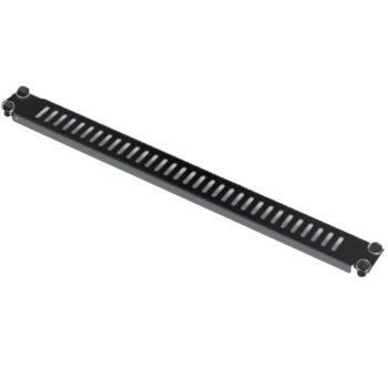 19" Вентилиран панел MIRSAN MR.PST1U.01, 482 x 15 x 44 мм / 1U, toolless монтаж, черен | JAR Computers MIRSAN MR.PST1U.01