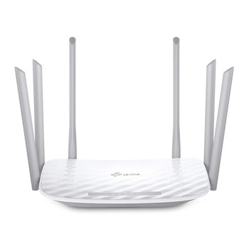 Рутер TP-Link Archer C86, 1900 Mbps, 2.4GHz(600Mbps)/5GHz(1300Mbps), Wireless AC, 4x LAN 10/100/1000, 1x WAN 10/100/1000, 6x фиксирани външни антени | JAR Computers рутер tp-link archer c86