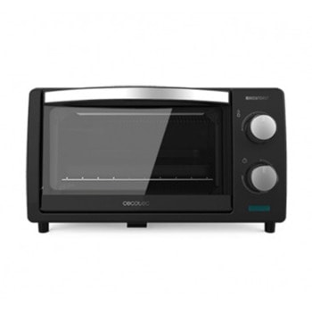 Мини фурна Cecotec BakeToast 1000 Black, 10 л. обем на фурната, подвижна тава за трохи, неплъзгаща се основа, 800W, черна | JAR Computers Cecotec BakeToast 1000 Black 02224