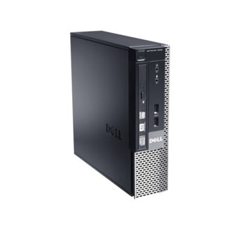 Настолен компютър Dell OptiPlex 9020 USFF (CA005D9020USFF8), четириядрен Intel Core i5 4570S 2.9/3.60GHz, 4GB RAM, 320GB 7200rpm HDD, 2x DisplayPort, Lan1000, клавиатура & мишка, Windows 8.1, 3г. гаранция | JAR Computers Dell OptiPlex 9020 USFF CA005D9020USFF8