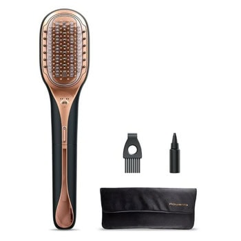 Електрическа четка за коса Rowenta Hair Therapist, 165W, кератиново покритие, система Thermal Care, черна | JAR Computers Rowenta Hair Therapist CF9940F0