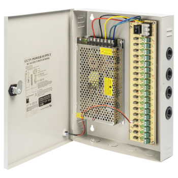 Захранващ блок 346, импулсен, 180W, 12V, 15A, 18 изхода, метална кутия | JAR Computers No brand 12V/15A 18 Изхода Метална кутия Сив - 346