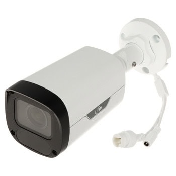 IP камера UniVIEW IPC2322LB-ADZK-H, насочена "bullet" камера, 2Mpix(1920x1080@30fps), моторизиран 2.8-12mm обектив, Ultra H.265/H.264/MJPEG, IR осветеност (до 50m), външна IP67, PoE, MicroSD слот до 256GB, микрофон | JAR Computers UniVIEW IPC2322LB-ADZK-H