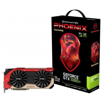 Видео карта GeForce GTX 1080 Ti, 11GB, Gainward Phoenix, PCI-E 3.0, GDDR5X, 352-bit, DisplayPort, HDMI, DVI | JAR Computers Gainward GeForce GTX 1080 Ti Phoenix