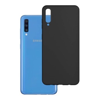 Калъф за Samsung Galaxy A70, термополиуретанов, 3МК Matt Case, черен image