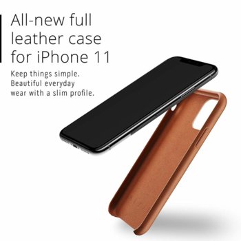 Mujjo Full iPhone 11 brown MUJJO-CL-005-TN