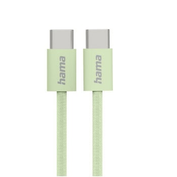 Кабел HAMA 201726, от USB C(м) към USB C(м), 1 m, зелен | JAR Computers кабел hama 201726
