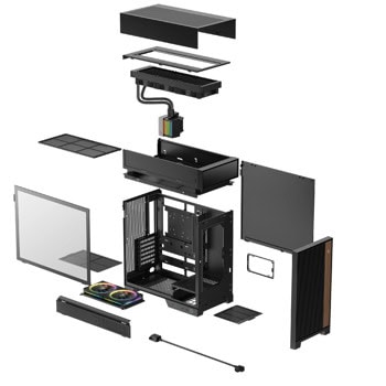 DeepCool CL6600 R-CL6600-BKNNA0-G-1 | JAR Computers DeepCool CL6600 R-CL6600-BKNNA0-G-1