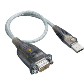 Кабел ATEN UC232A, USB A(м) към RS232(м), до 230Kbps трансфер, 0.35m | JAR Computers ATEN UC232A USB A(м) към RS232(м) 0.35m