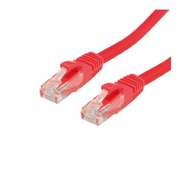 Пач кабел, Roline, UTP, Cat.5e, AWG 24, 3m, червен | JAR Computers Roline UTP Cat.5e AWG 24 3m 21.15.0551