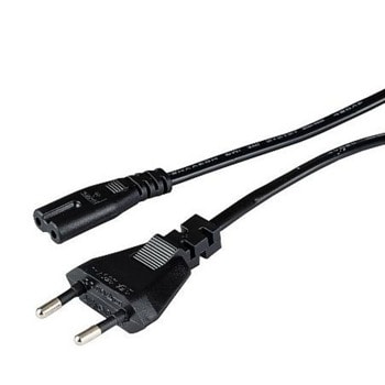 Захранващ кабел HAMA 78473, от Schuko(м) към IEC320 C7(м), 5m | JAR Computers HAMA 78473 5m