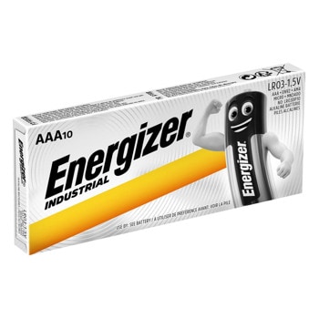 Батерии алкални Energizer, AAA, LR03, 1.5V, 10бр. | JAR Computers Батерии алкални Energizer AAA LR03 1.5V 10бр.
