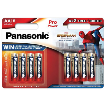 Батерии алкални Panasonic Pro Power LR6/8BW