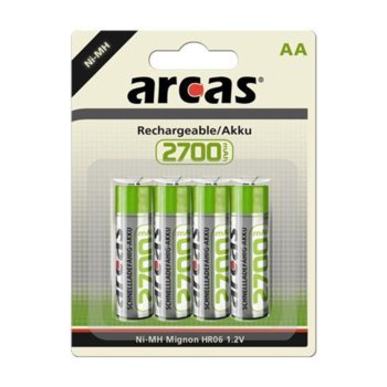 Arcas AA 2700mAh 4 бр. 23886