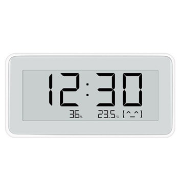Часовник Xiaomi Temperature and Humidity Monitor Clock, сензор за температура и влажност, бял image