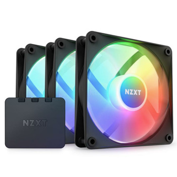 NZXT F120 RGB Core Triple Pack Black