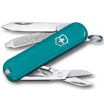 Джобен нож Victorinox Classic SD Mountain Lake, син | JAR Computers Victorinox Classic SD Mountain Lake 0.6223.23G