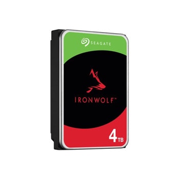 Твърд диск 4TB Seagate IronWolf ST4000VN006, SATA 6Gb/s, 5400rpm, 256MB кеш, 3.5" (8.89 cm), bulk | JAR Computers Seagate IronWolf 4TB ST4000VN006