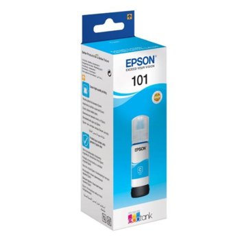 Мастило за Epson L4150/L4160/L6160/L6170/L6190 WiFi MFP - Cyan - P№ C13T03V24A - 70ml - 6 000k | JAR Computers Epson (C13T03V24A) Cyan