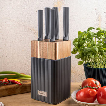 комплект ножове klausberg kb 7982 8 части кафяви | JAR Computers комплект ножове klausberg kb 7982 8 части кафяви