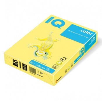 Картон Mondi YE23, Цветен, А4, 160g/m2, 250л., жълт | JAR Computers Mondi YE23 Цветен А4 160g/m2 250л. жълт