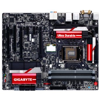 Дънна платка Gigabyte Z87X UD5 TH, Z87, LGA1150, DDR3, PCI-E (HDMI&Thunderbolt)(CF&SLi), 6x SATA 6Gb/s, 6x USB 3.0, Wi-Fi 802.11ac, Bluetooth 4.0, ATX | JAR Computers Gigabyte Z87X UD5 TH