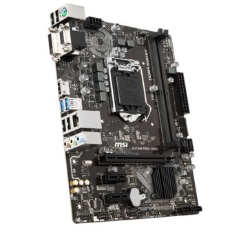 Дънна платка MSI H310M PRO-VDH, H310, LGA1151, DDR4, PCI-E(HDMI/DVI/VGA), 4x SATA3, 2 x USB 3.1 Gen 1, Micro-ATX | JAR Computers MSI H310M PRO-VDH
