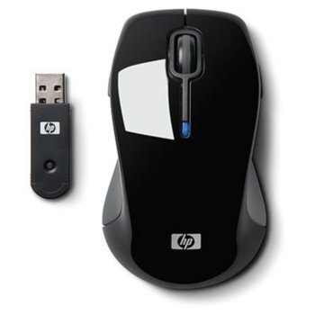 HP Wireless Comfort (Black) Mouse, безжична, черна